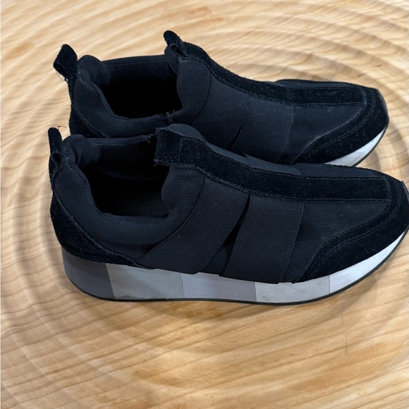 Donald J. Pliner Black and Gray Athletic Shoes - Picture 2 of 4